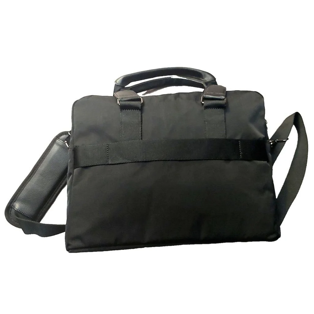 Alfani Mens Nylon Briefcase Bag Black ONE SIZE